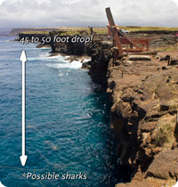 Hawaii South Point Cliffs