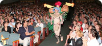 Live show image with costume