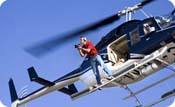 wrj hanging out of helicopter