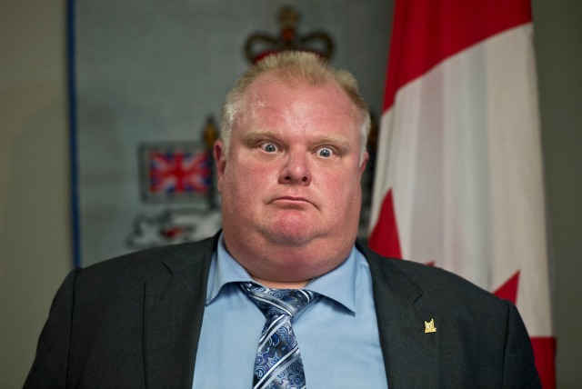 rob ford. A classy guy